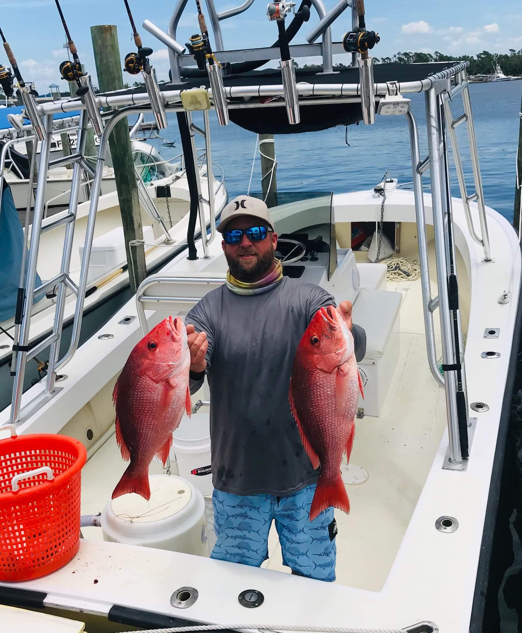 Two fish caught while fishing in FL