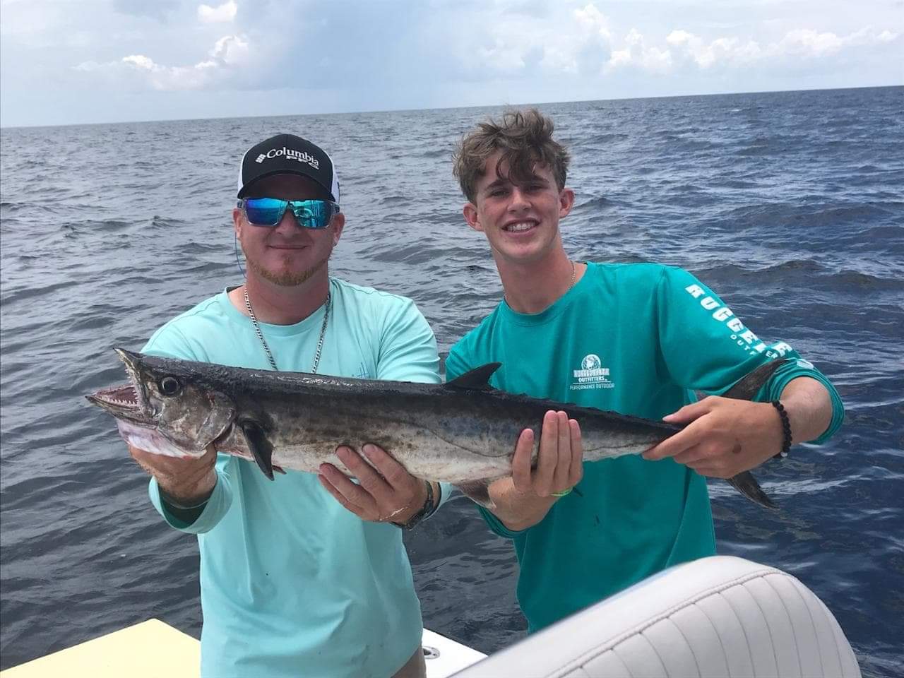 Two people fishing in Panama City Beach