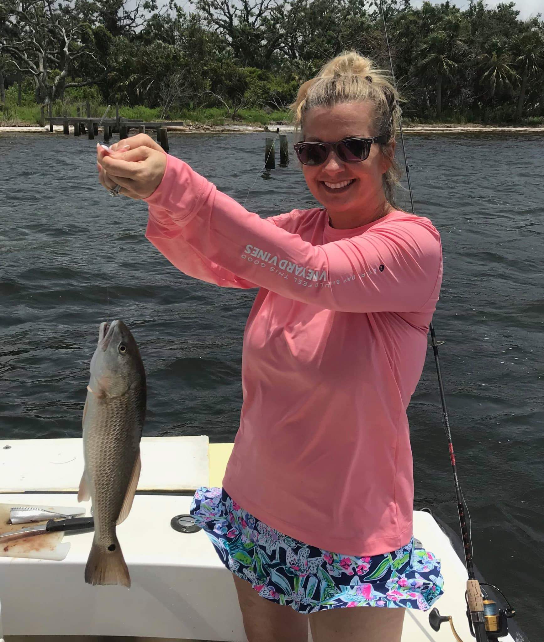 Redfish caught by angler in Florida