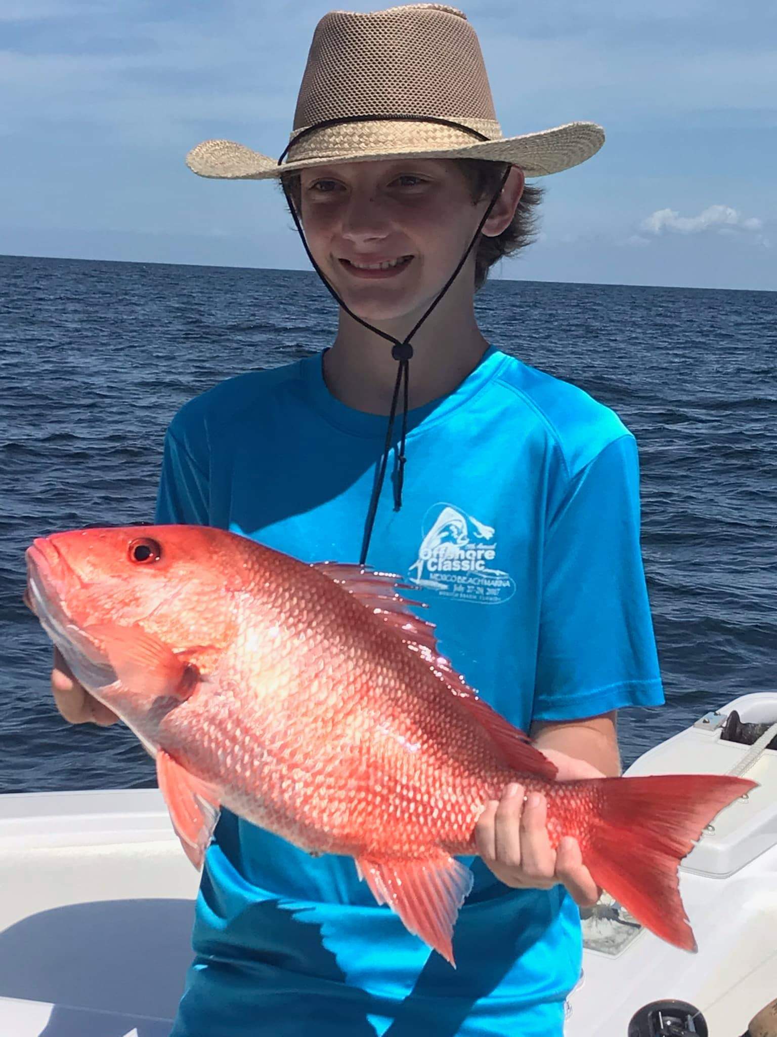 Person fishing at Panama City Beach