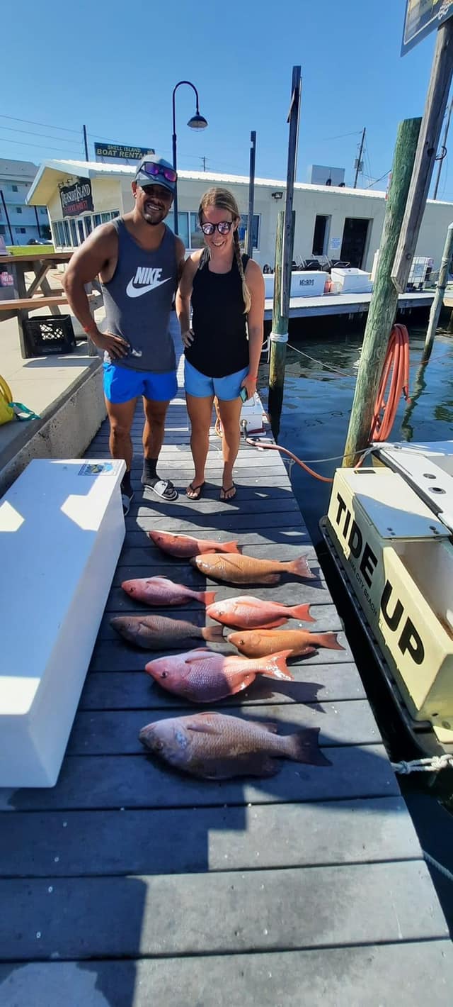 Two people fishing in Florida