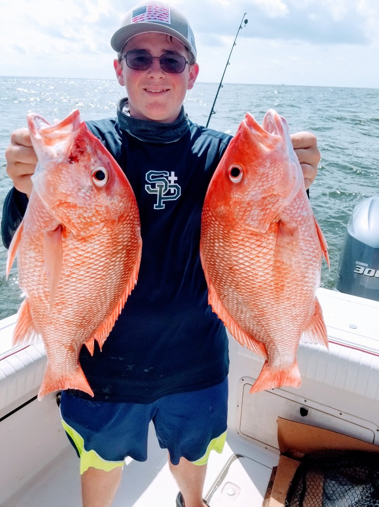 2 fish caught in MS