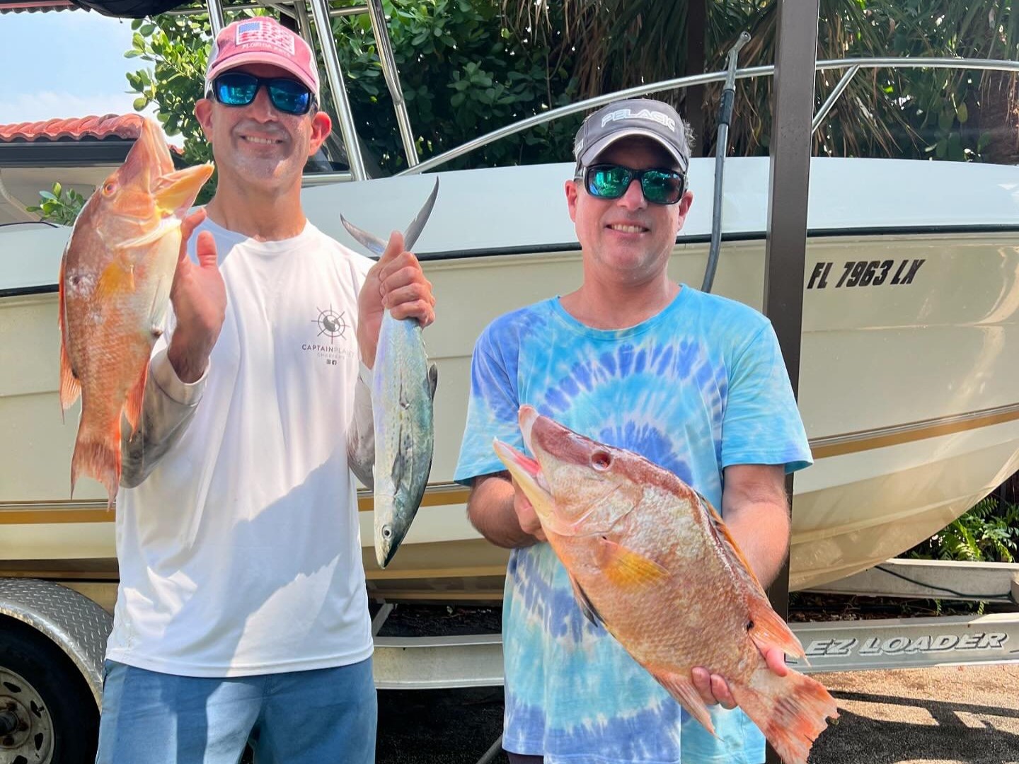 3 Hogfish and Cero Mackerel caught while fishing in FL