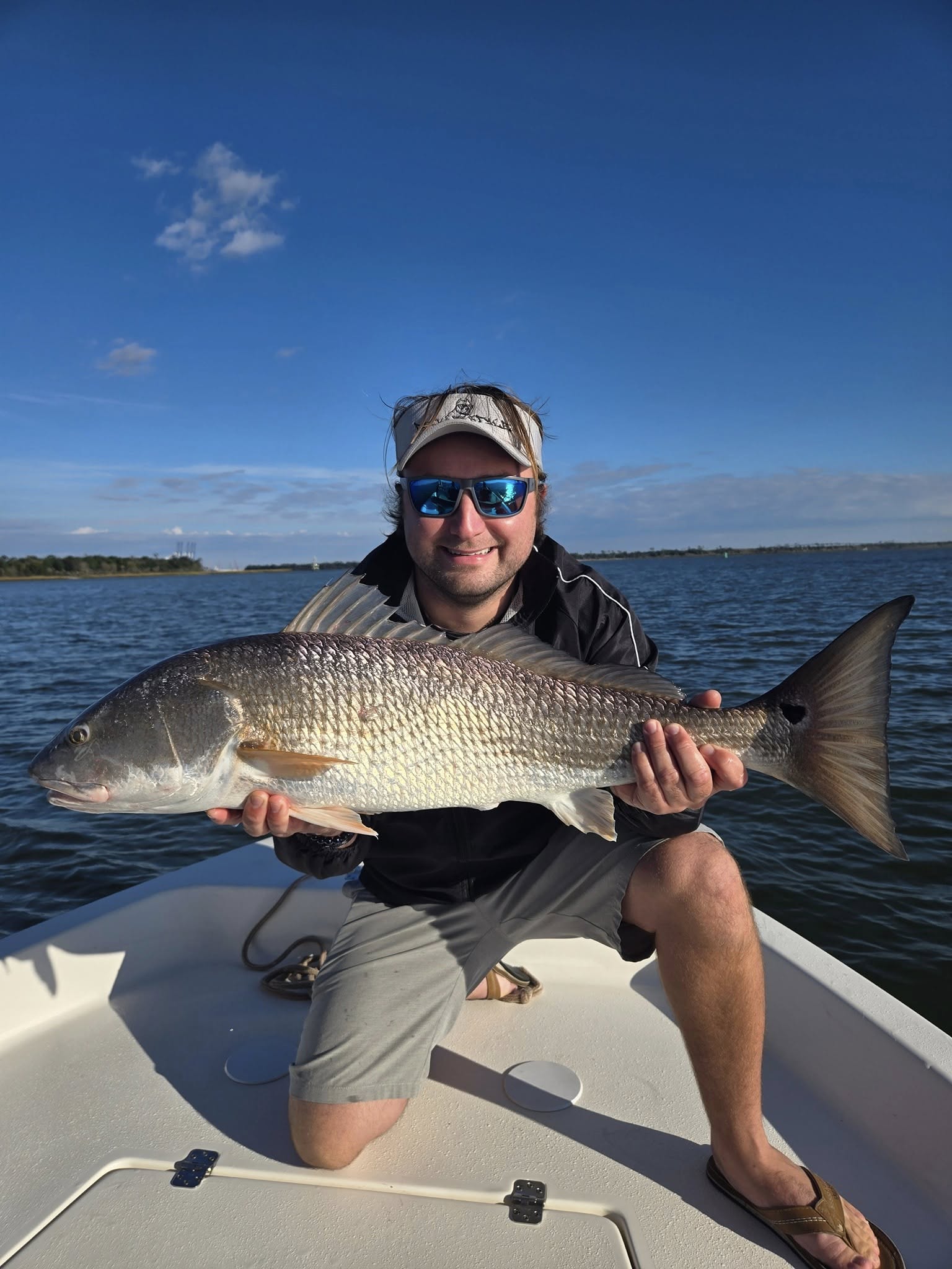 Redfish caught during fishing trip in Charleston SC