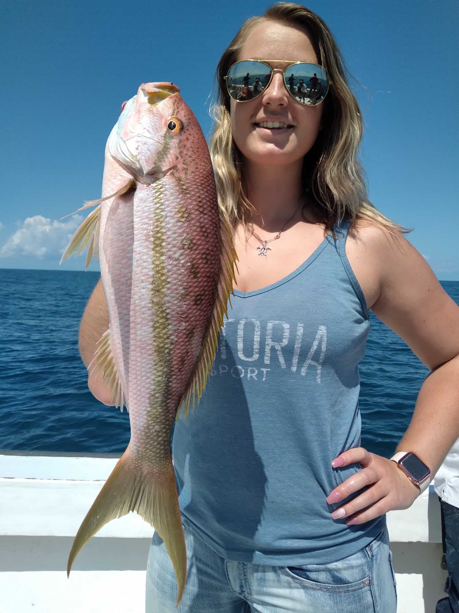 A person fishing in Fellsmere
