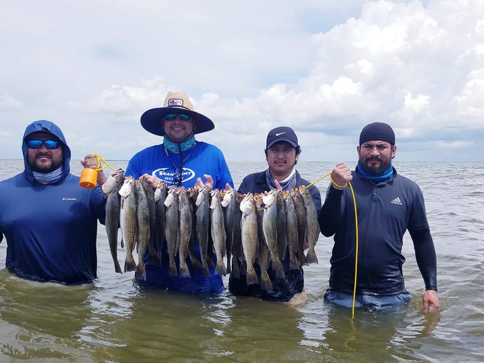 Two anglers fishing in Texas
