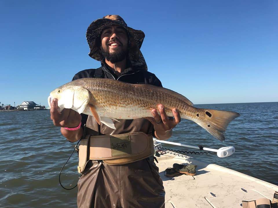 Redfish caught on fishing trip in TX