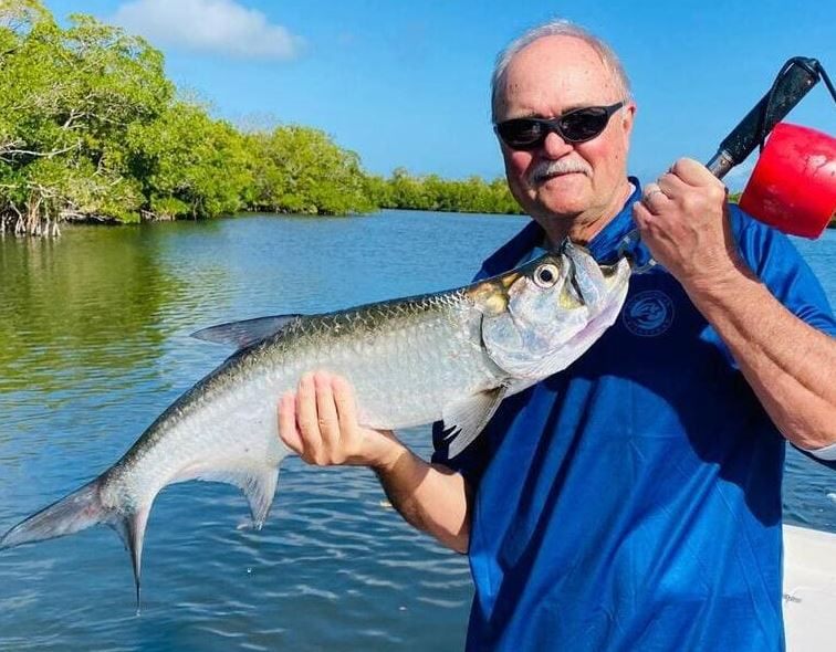 Tarpon, 22-inch fish caught in North Fort Myers