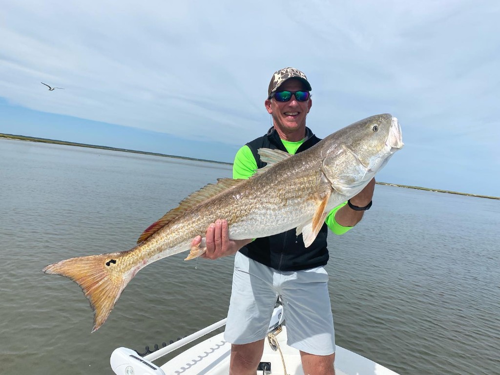 Angler with 40-inch fish in South Carolina
