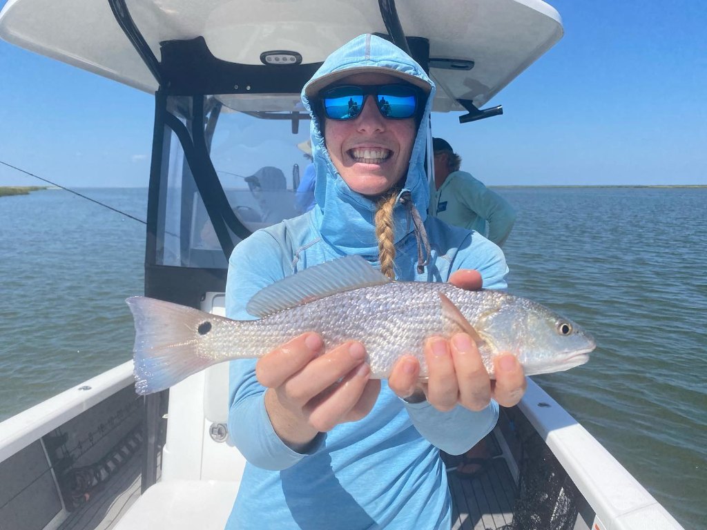 A redfish caught in Mcclellanville