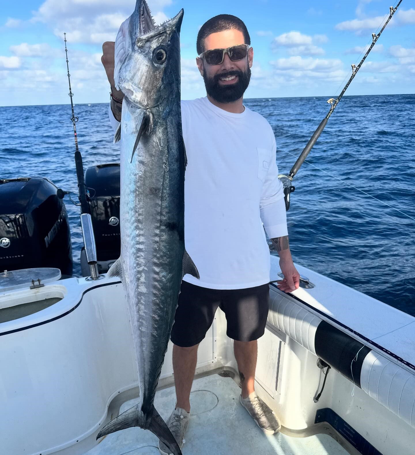 A large King Mackerel fish caught in FL