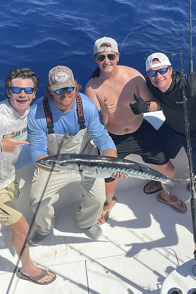 4 people fishing in Florida
