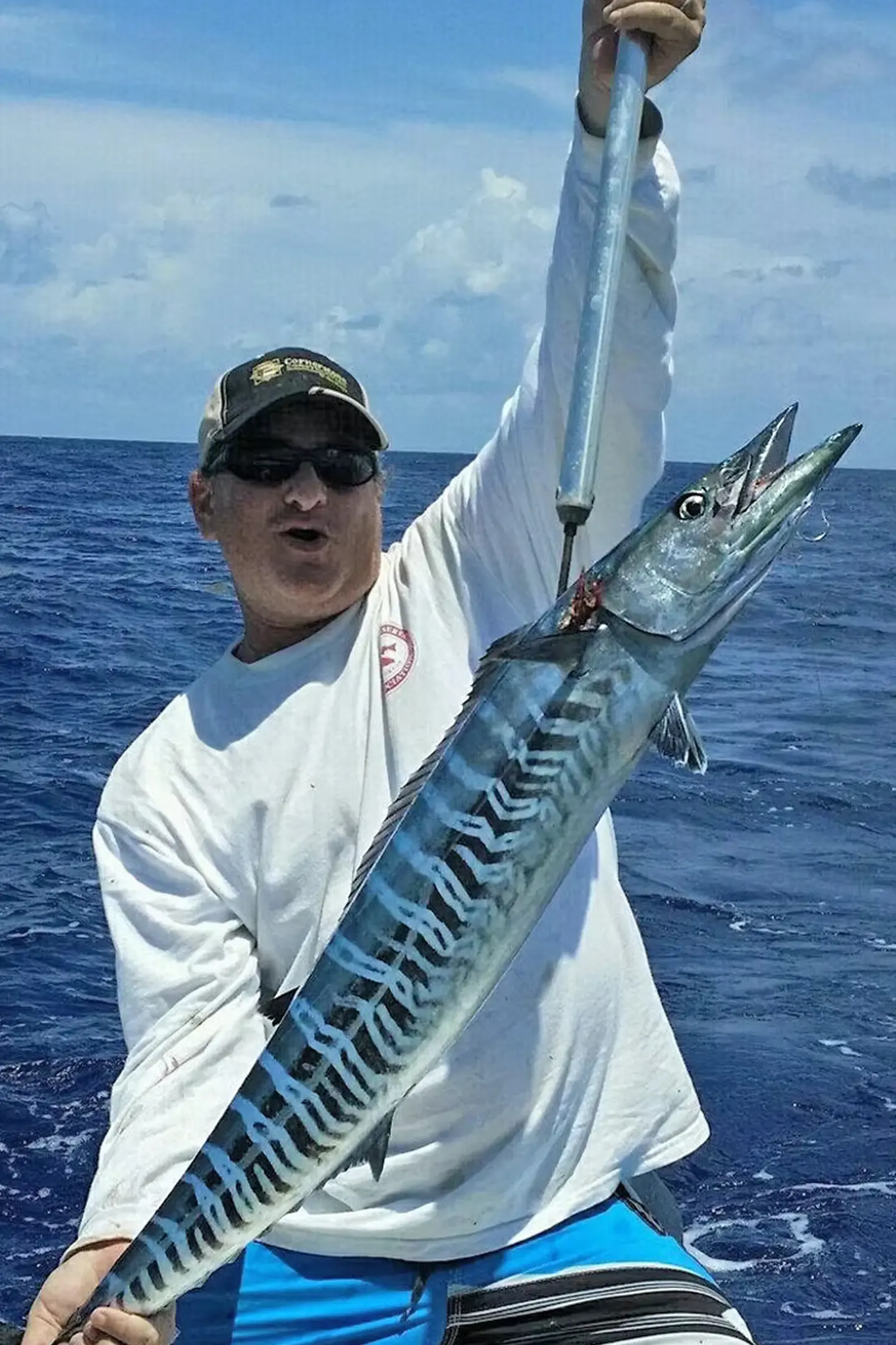 A person fishing in Islamorada