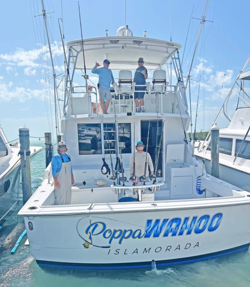 Three anglers fishing in Florida