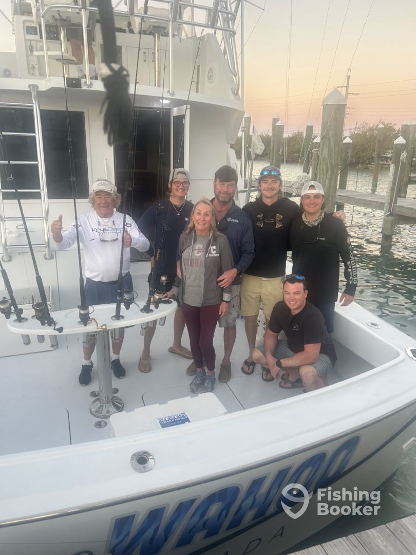 7 anglers fishing in Islamorada