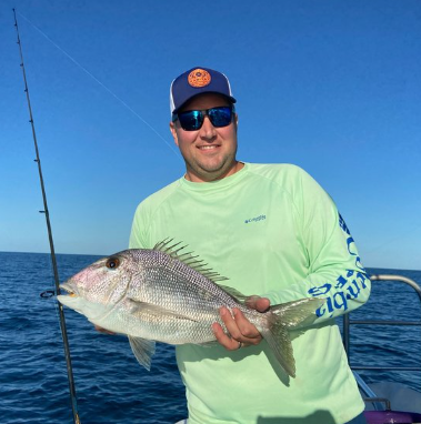 A lone angler fishing in Florida