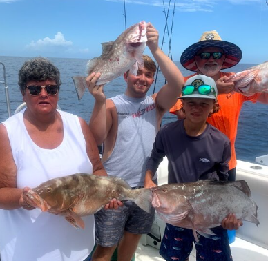 Three fish caught at Bradenton Beach