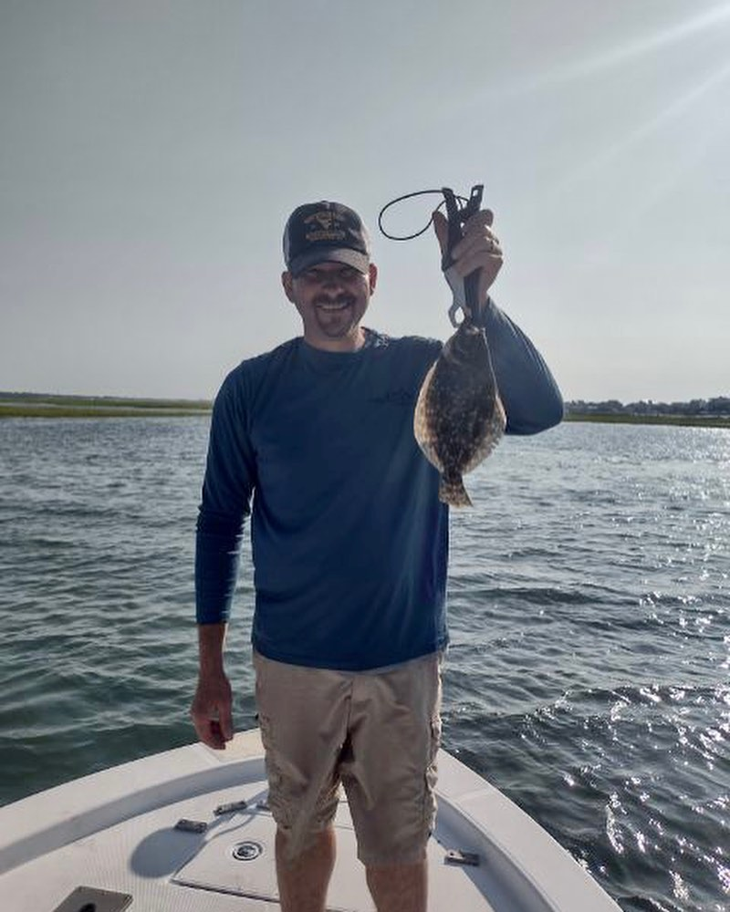 Fisherman in SC enjoying the catch
