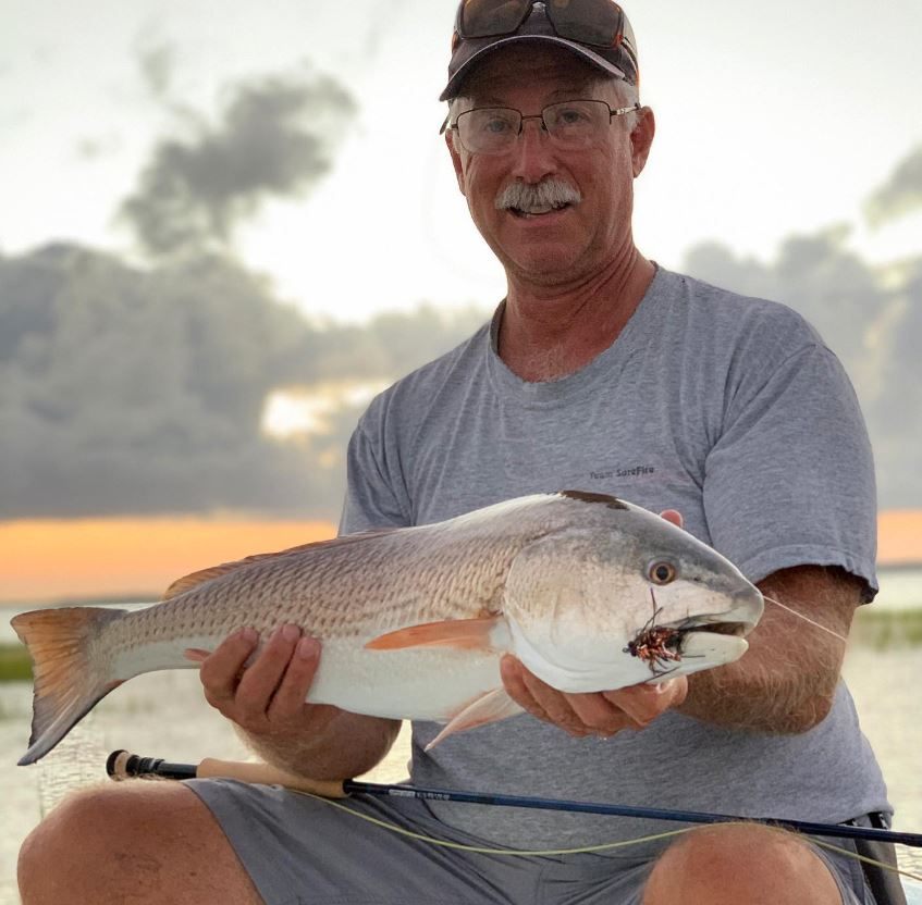 Fishing in FL with a 19-inch catch