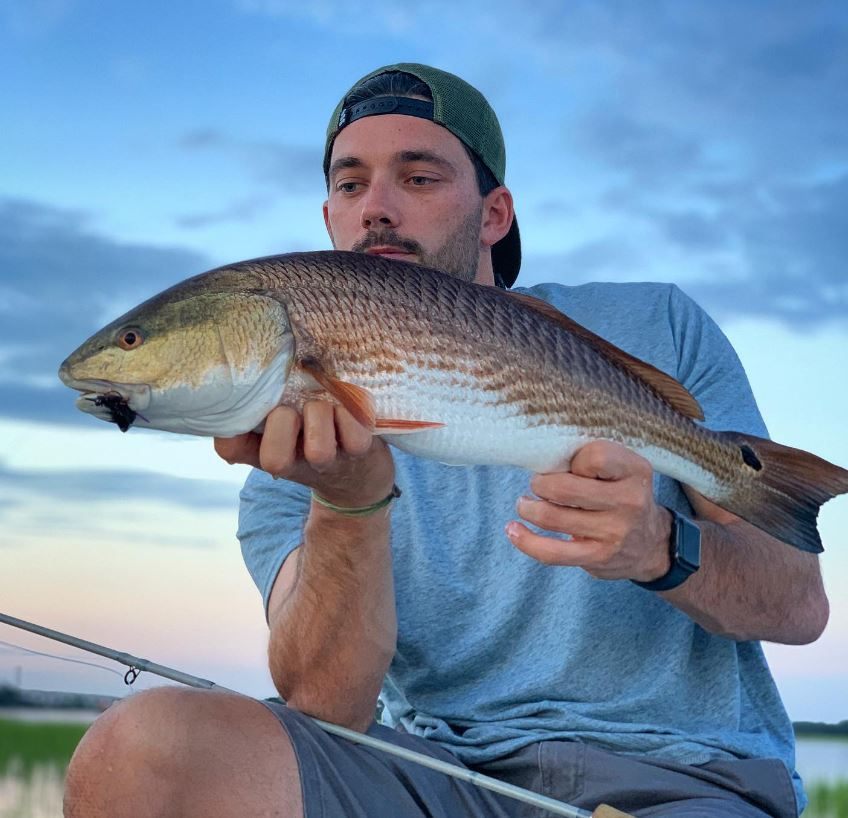 Redfish caught in Fernandina Beach