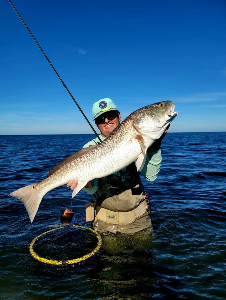 Angler fishing in Mississippi