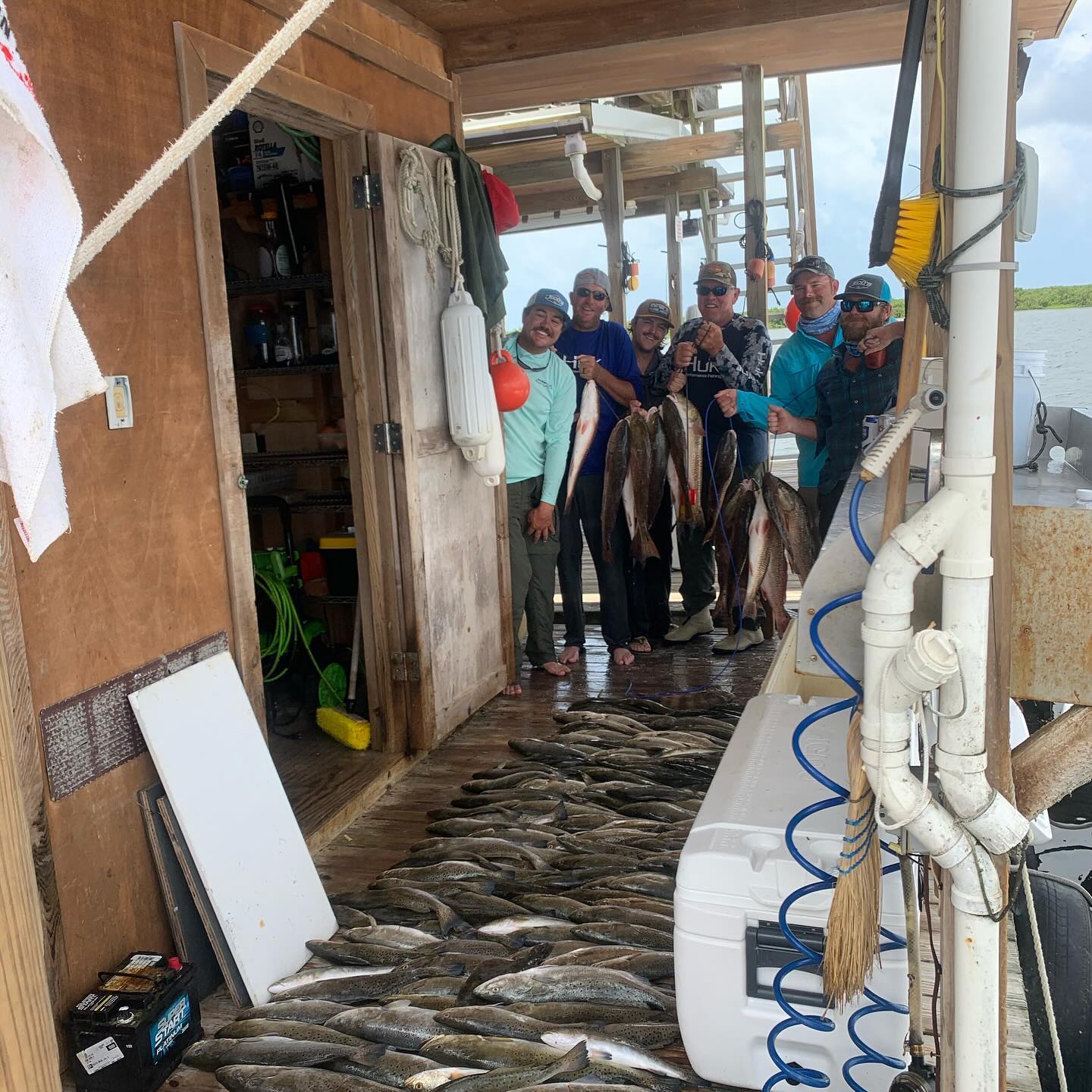 Six people fishing in MS.