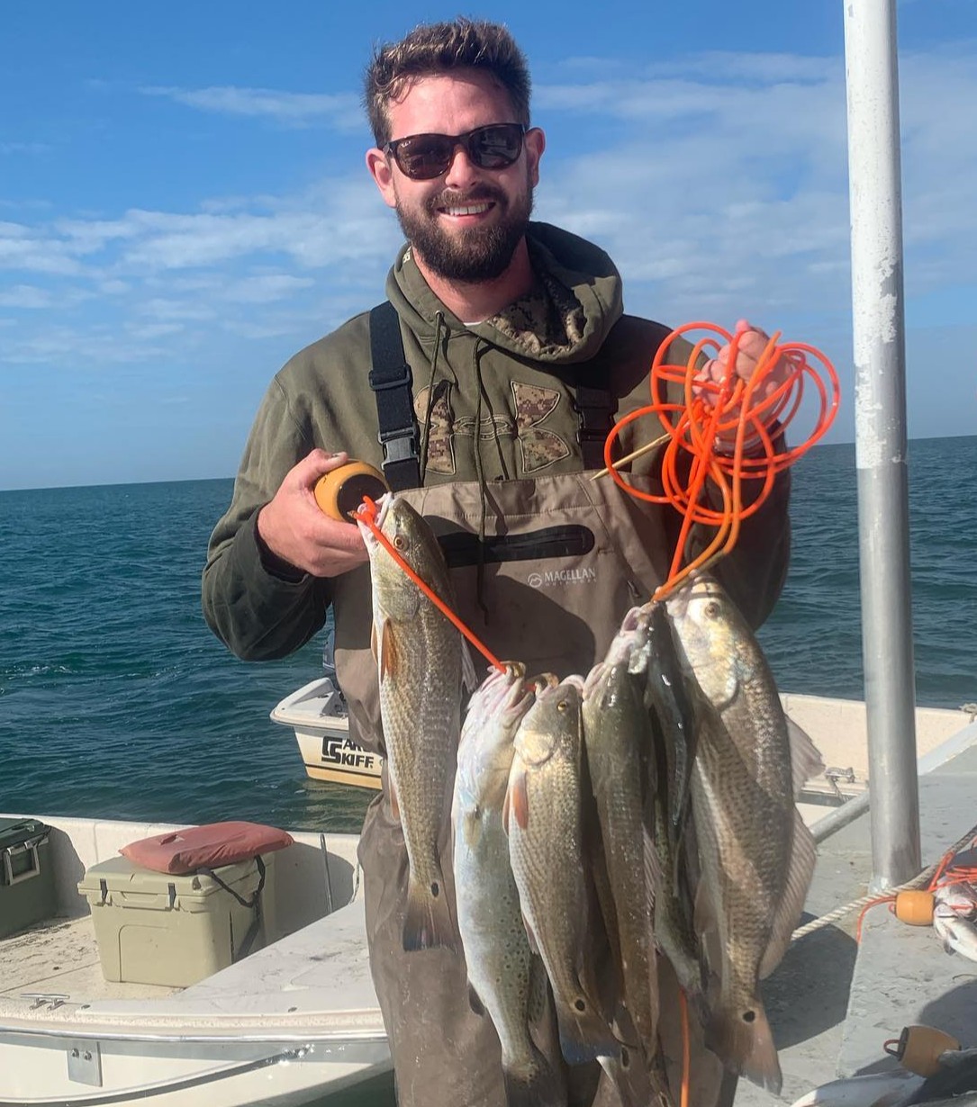 Half day inshore fishing trip in St. Louis Bay, Mississippi targeting redfish and sea trout