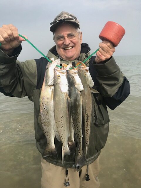 Two great barracuda fish caught while fishing in TX