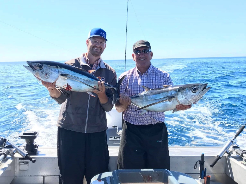 Blackfin Tuna, a 22-inch fish, caught in CA