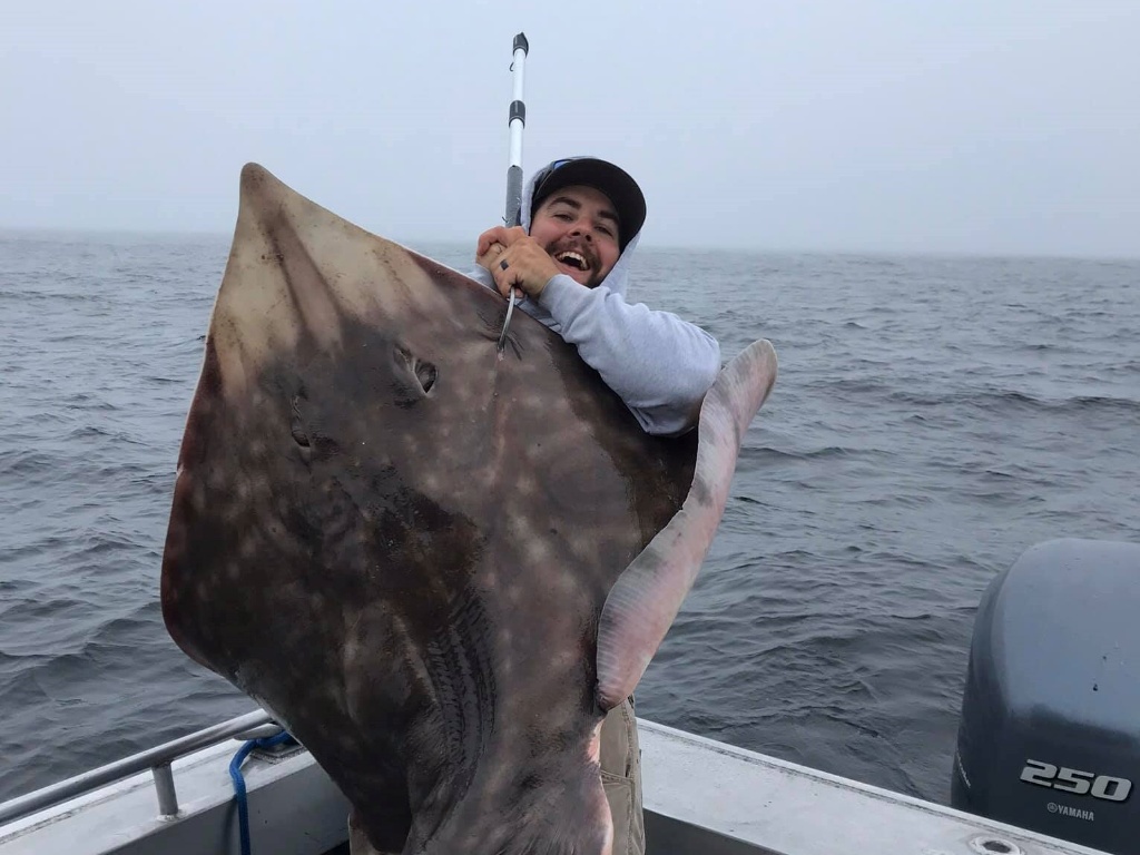 Angler with 30-inch fish in Fortuna