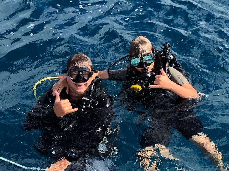 One person fishing in Hawaii