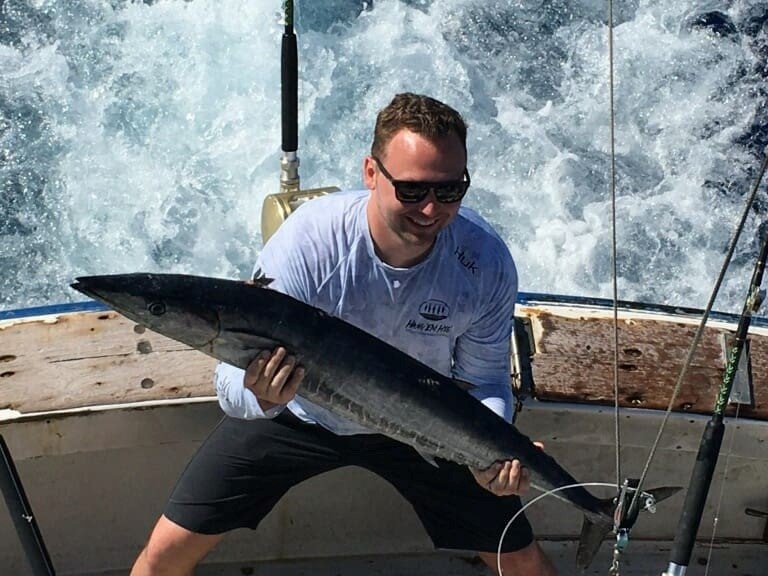 Image of a person fishing in Hawaii