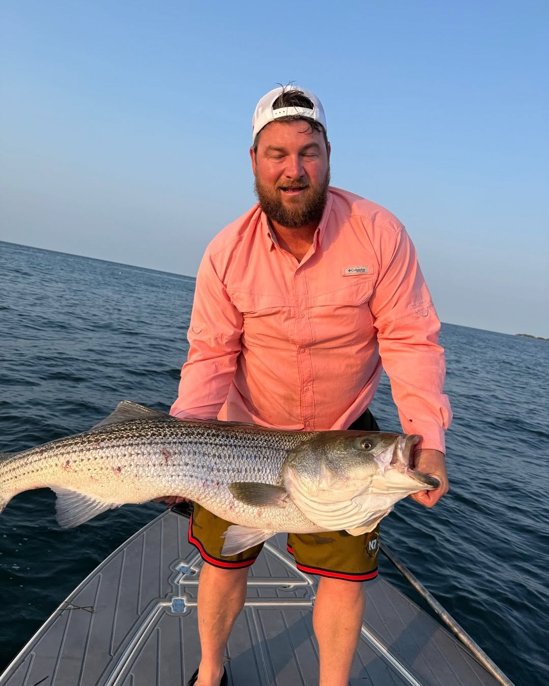 Angler fishing in Connecticut