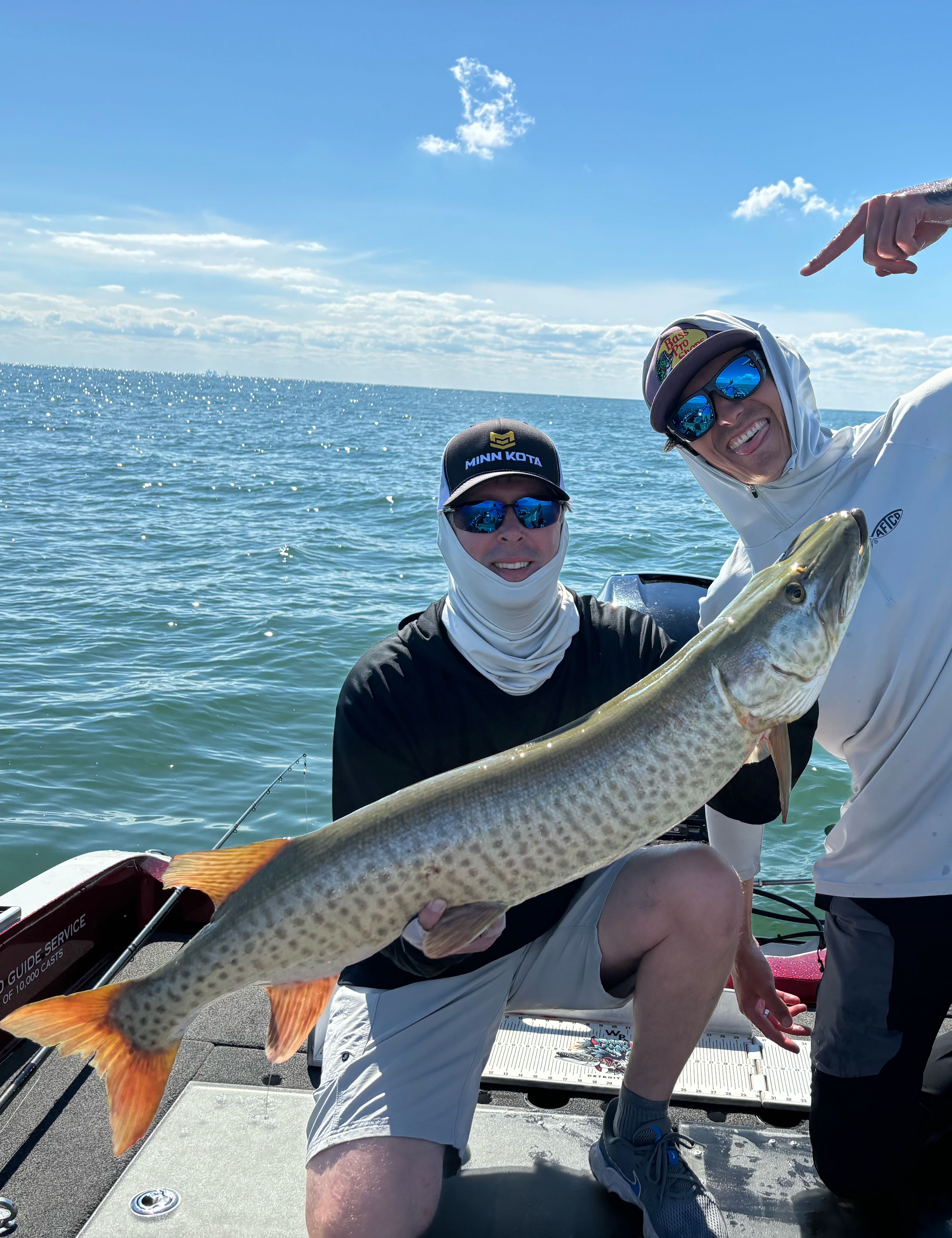 Muskellunge fishing in Harrison Township