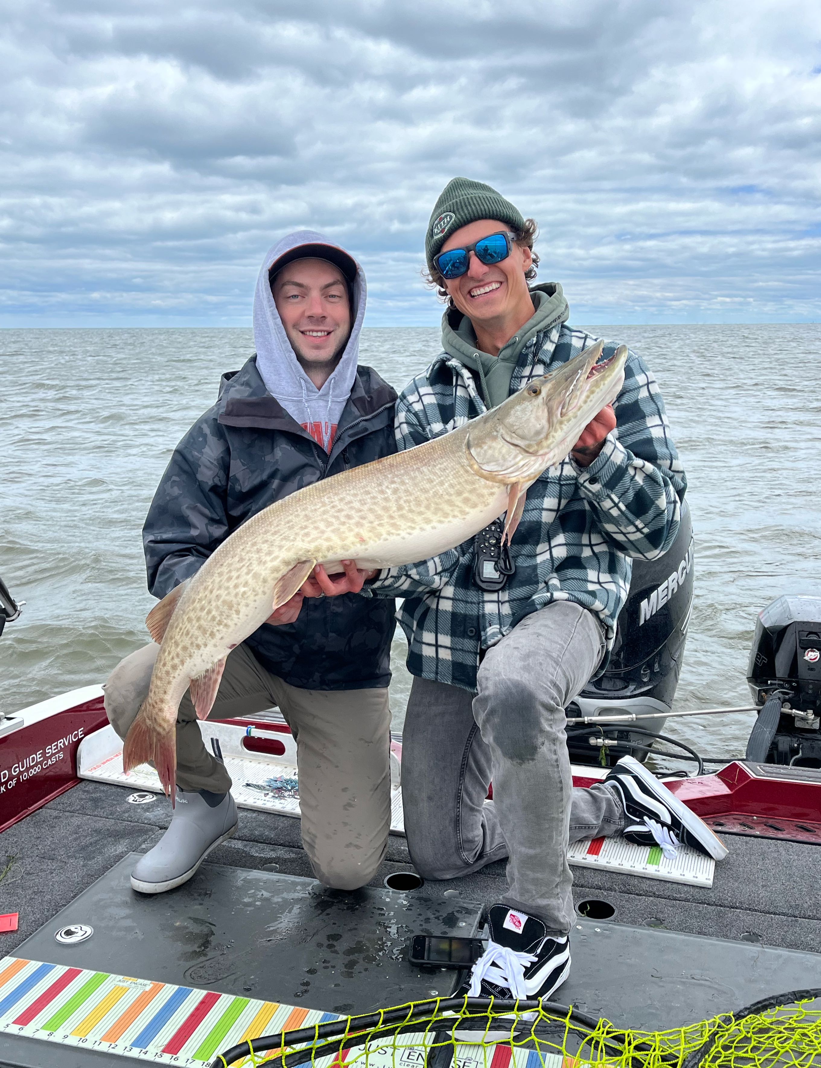 A muskellunge caught in Harrison Township