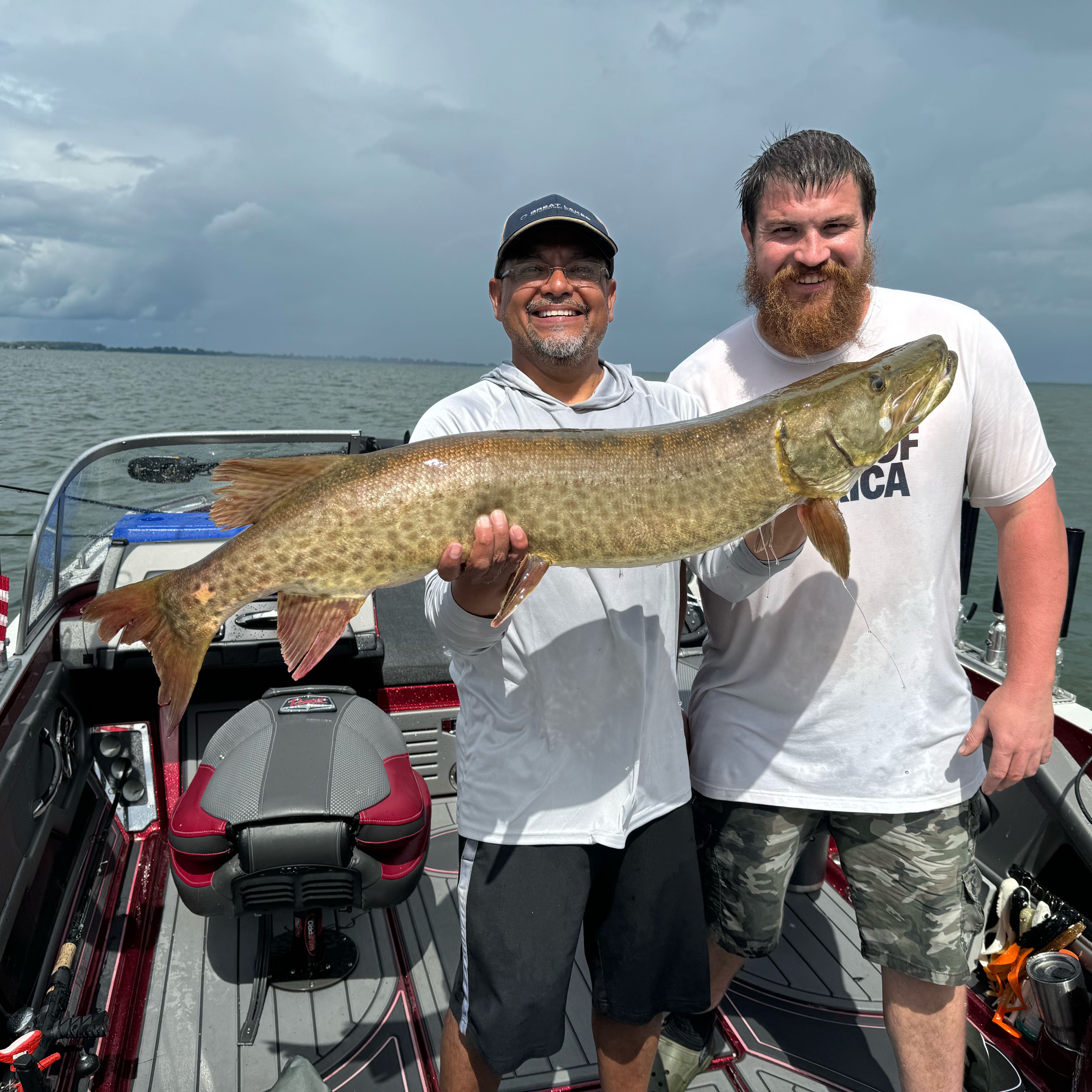 Muskellunge fish caught in Harrison Township