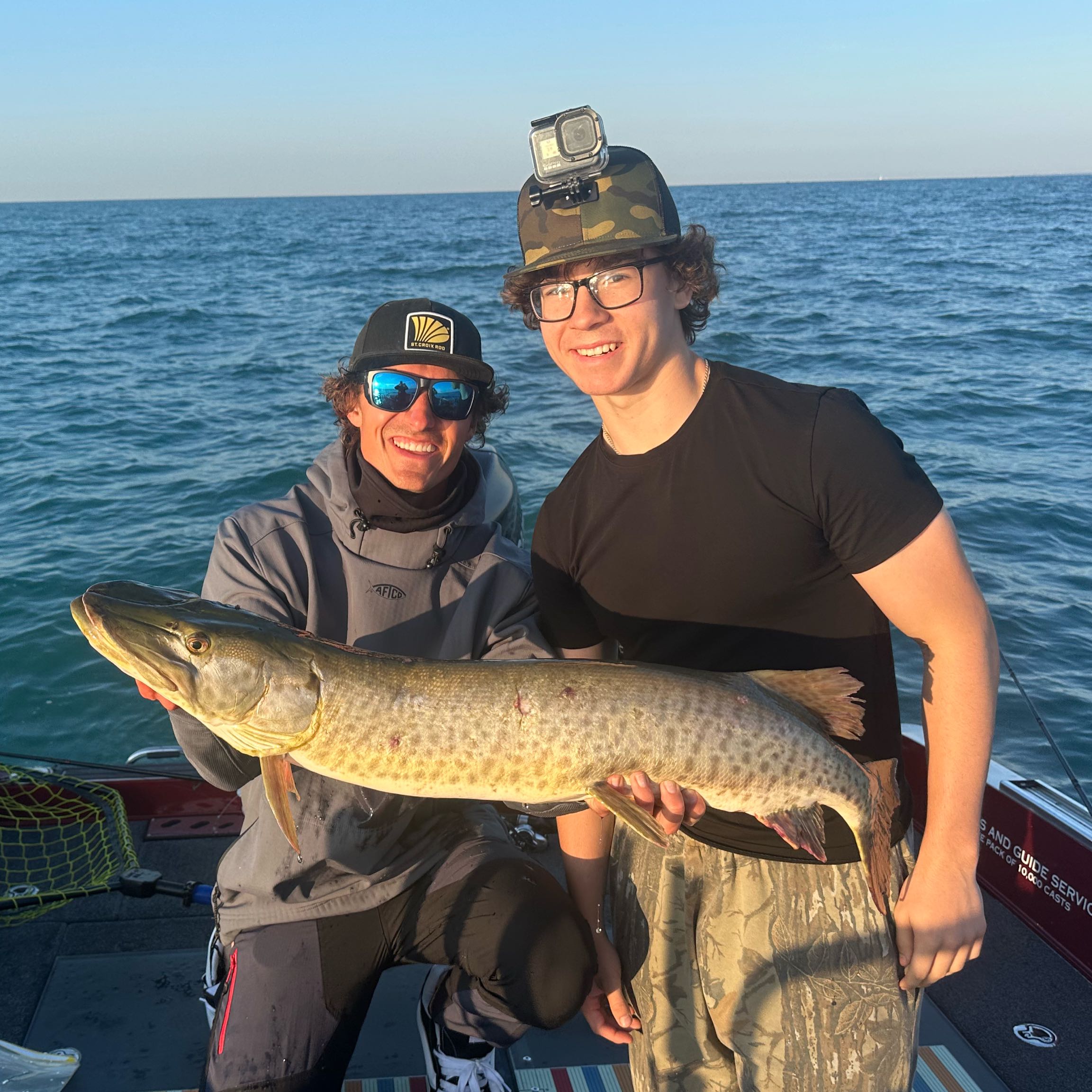 Muskellunge caught during fishing trip in Harrison Township