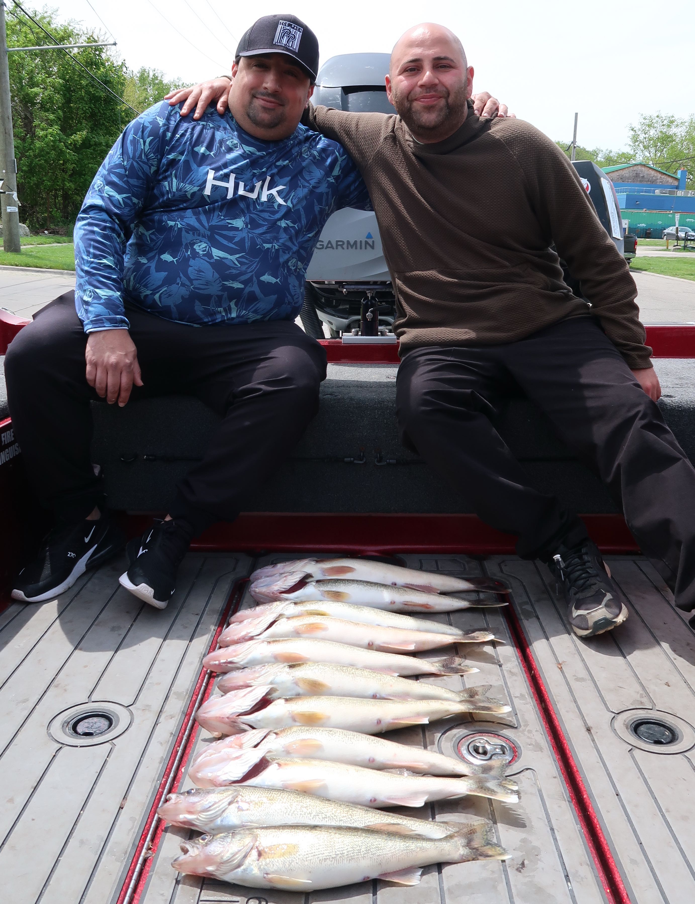 A sauger fish caught in MI