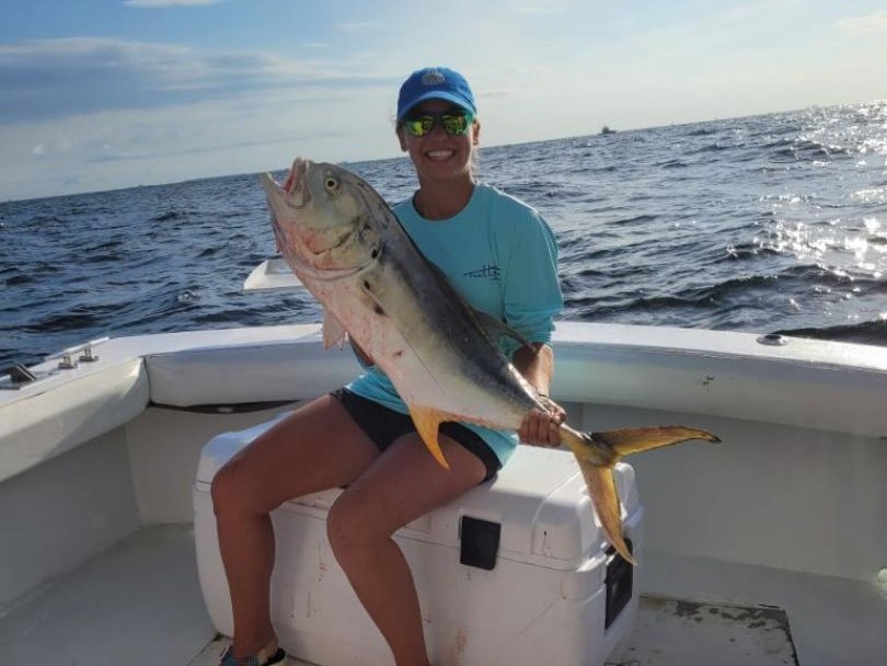 Crevalle Jack, 29-inch fish, caught while fishing in AL