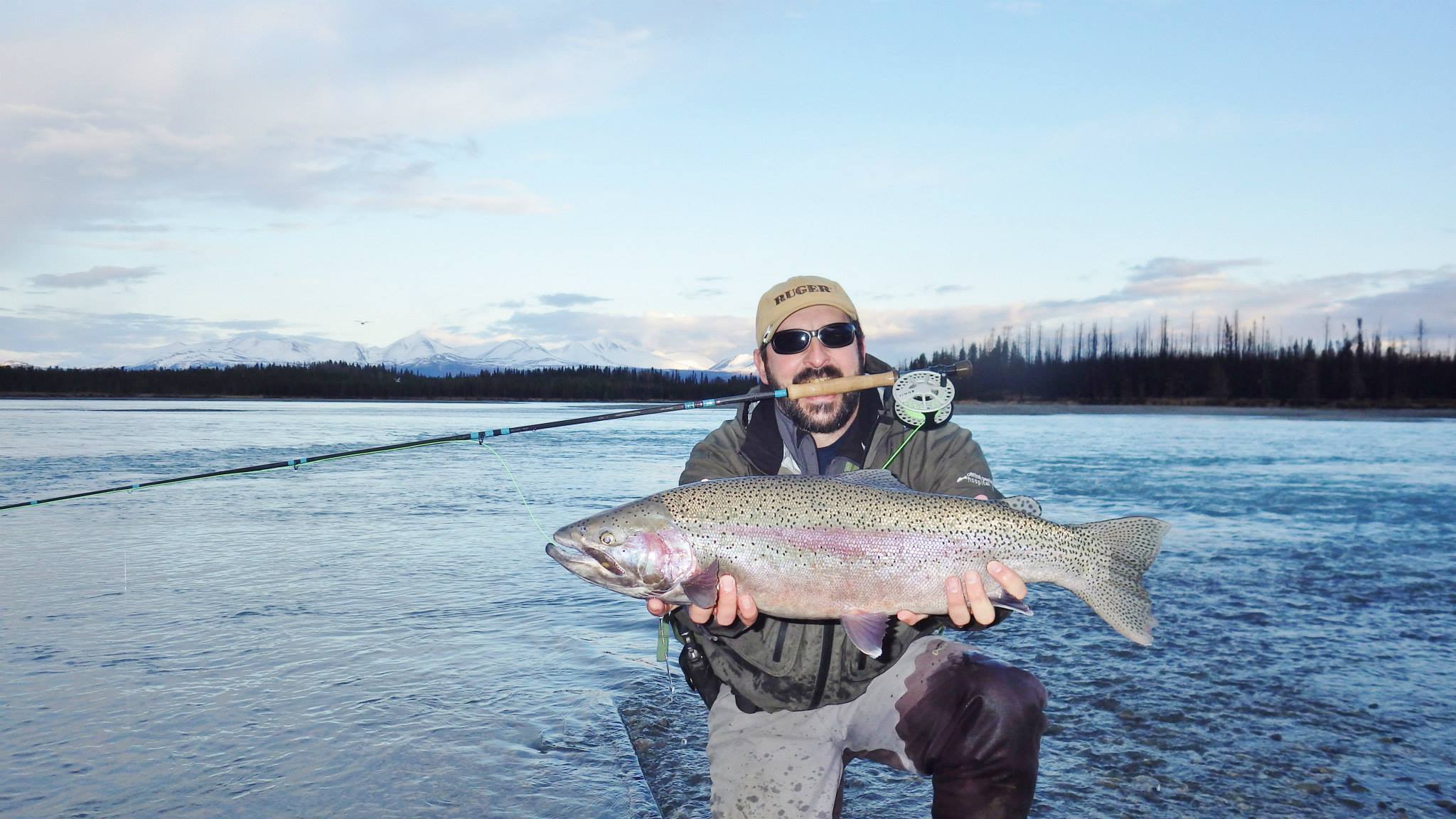 Impressive rainbow trout caught in Soldotna