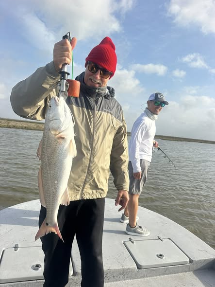 Redfish caught during fishing trip in Matagorda TX