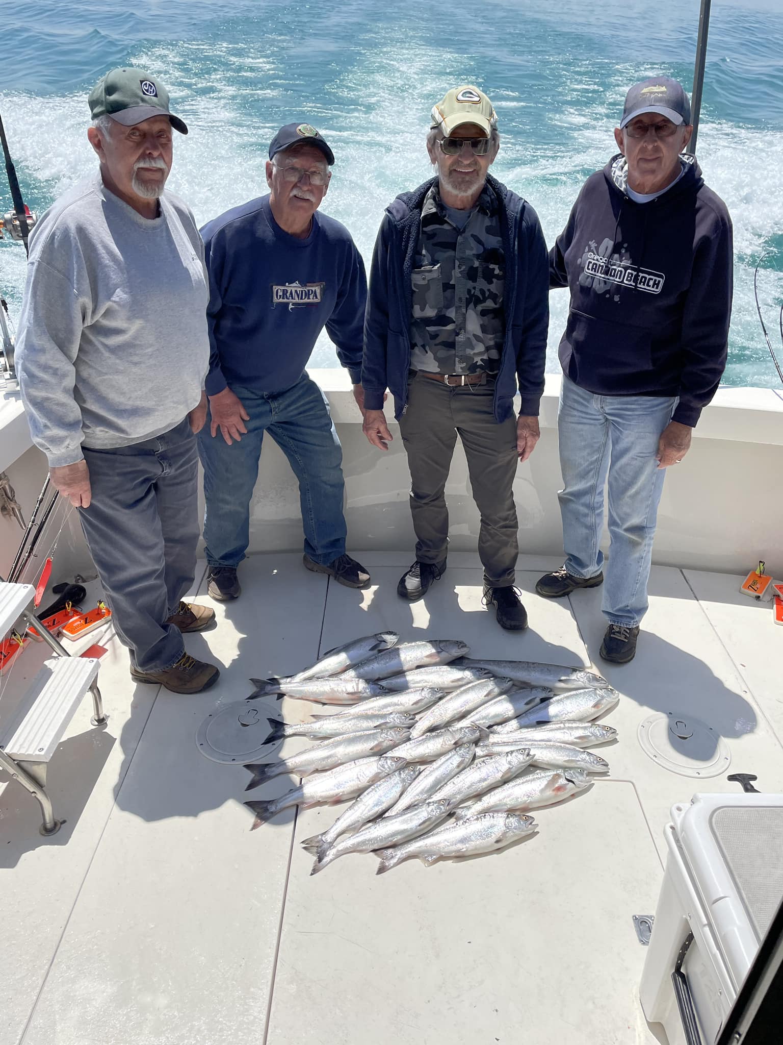 Chinook salmon caught fishing in WI