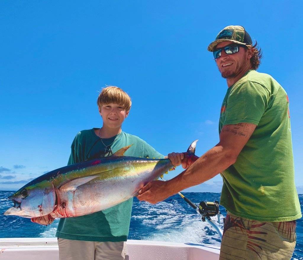 A pair of anglers fishing in North Carolina