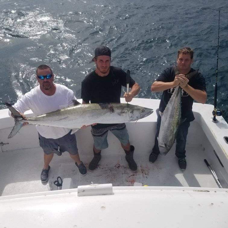 Two Spanish Mackerel and Spotted Weakfish, a great catch in NC
