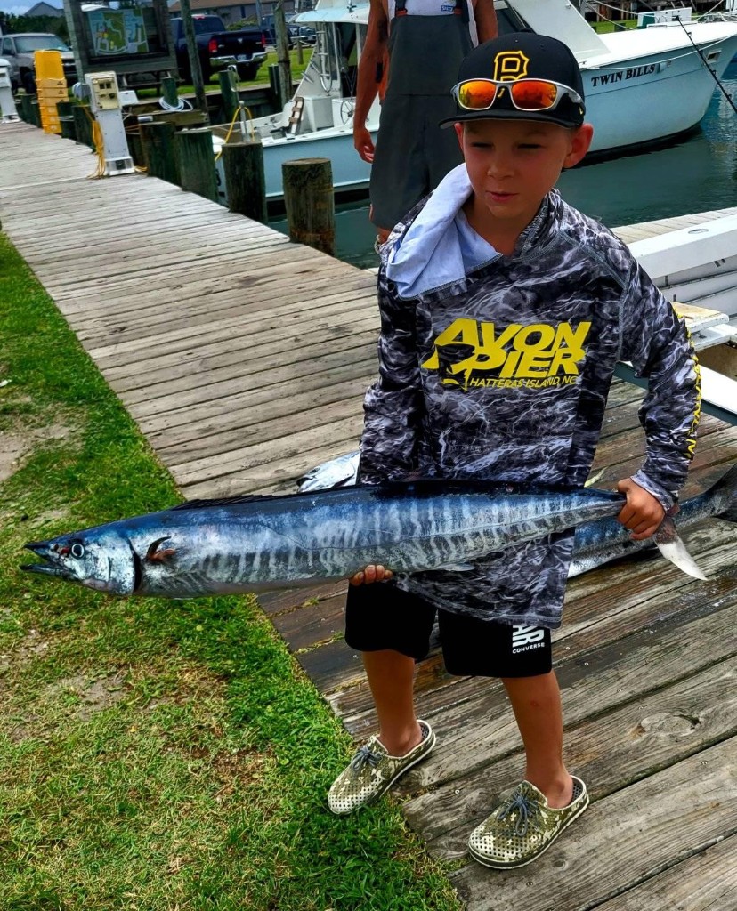 Wahoo fish caught by one person in Hatteras