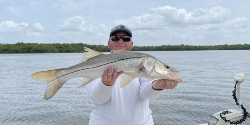 Snook fish caught on fishing trip in FL