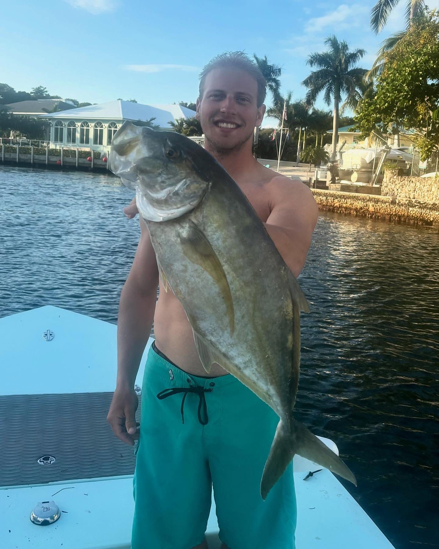 Angler fishing in the beautiful waters of Key Largo