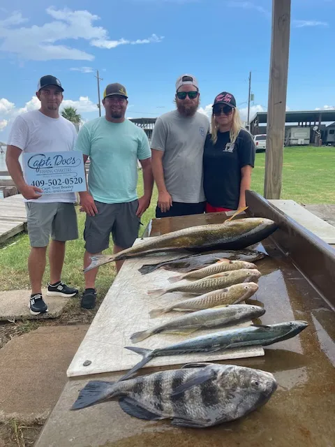 Two big fishing adventure in Port Bolivar