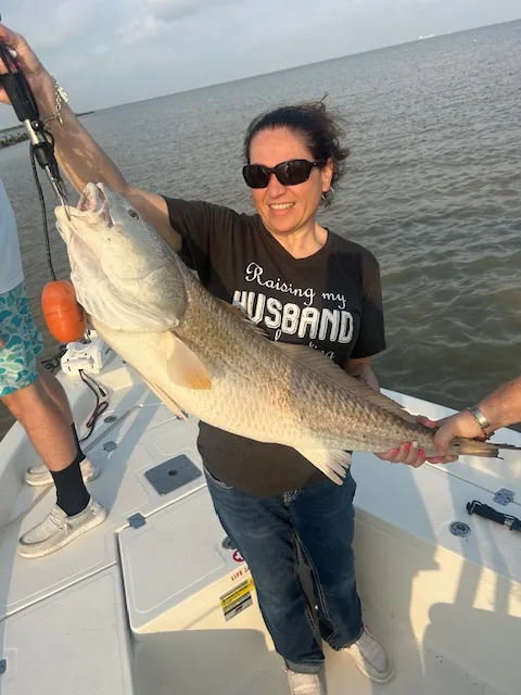 Redfish caught in TX measuring 26 inches