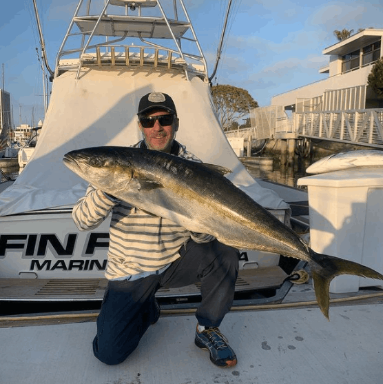 Angler with a 41-inch fish in CA